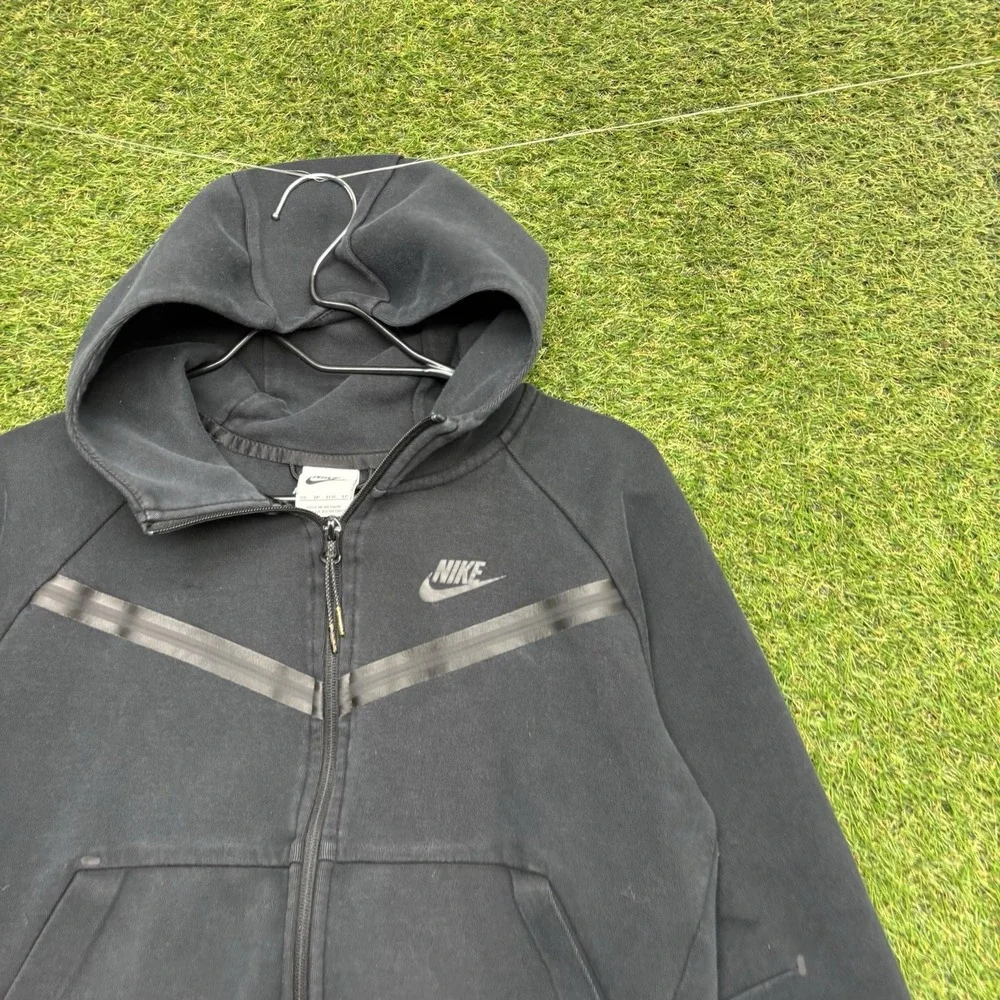 Nike Tech Fleece Hoodie Womens XS Black Full Zip Jacket Performance CW4298-010